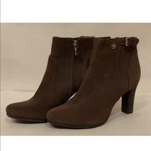 ***Sold*** Tory Burch  Ankle Booties Dark Brown 8M